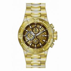 Invicta Pro Diver Gold Textured Dial Gold Ion-plated Men's Watch 15550