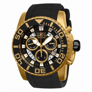 Invicta Pro Diver Grey Dial Black Polyurethane Men's Watch 14673