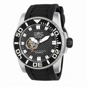 Invicta Pro Diver Grey Dial Black Polyurethane Men's Watch 14680