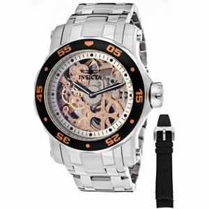 Invicta Pro Diver Mechanical Skeleton Dial Stainless Steel Men's Watch 10305