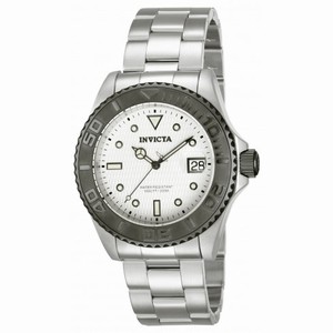 Invicta Pro Diver Metallic White Dial Stainless Steel Automatic Men's Watch 12838