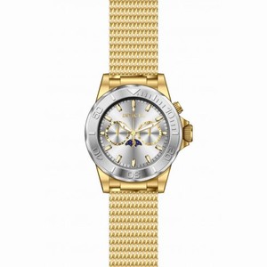 Invicta Pro Diver Moonphase Gold Dial Gold-Tone Stainless Steel Men's Watch 80326