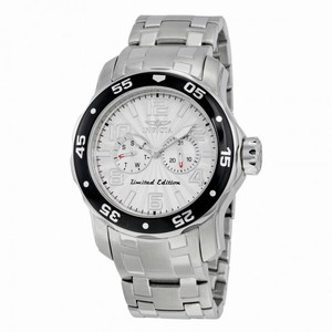 Invicta Pro Diver Multi-Function Silver Dial Satinless Steel Men's Watch with 1 Slot Yellow Invicta Box 18035SYB