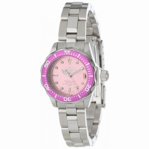 Invicta Pro Diver Pink Dial Stainless Steel Ladies Watch 14098