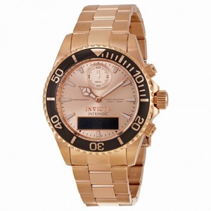 Invicta Pro Diver Rose Dial Rose Gold-tone Stainless Steel Men's Watch 12473