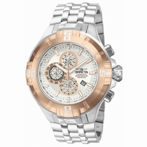 Invicta Pro Diver Silver Chronograph Dial Stainless Steel Men's Watch 12356