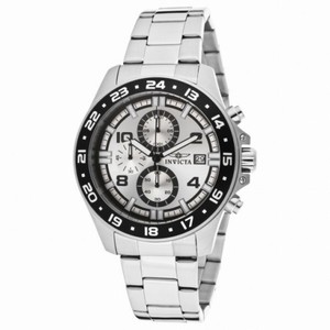 Invicta Pro Diver Silver Dial Men's Chronograph Watch 13866