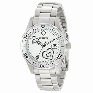 Invicta Pro Diver Silver Dial Stainless Steel Ladies Watch 12286