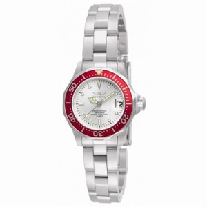Invicta Pro Diver Silver Dial Stainless Steel Ladies Watch 12521