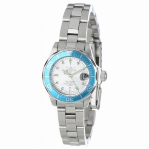 Invicta Pro Diver Silver Dial Stainless Steel Ladies Watch 14096