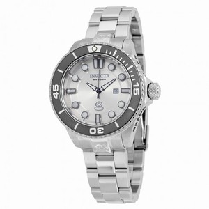Invicta Pro Diver Silver Dial Stainless Steel Ladies Watch 19812