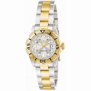 Invicta Pro Diver Silver Dial Two-tone Ladies Watch 14371