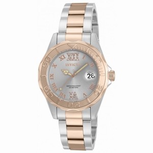 Invicta Pro Diver Silver Dial Two-tone Ladies Watch 17022