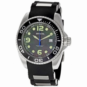 Invicta Pro Diver Swiss Quartz Black & Silver-tone Men's Watch 0492