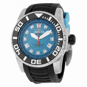 Invicta Pro Diver Turquoise Dial Black Rubber Men's Watch 14662