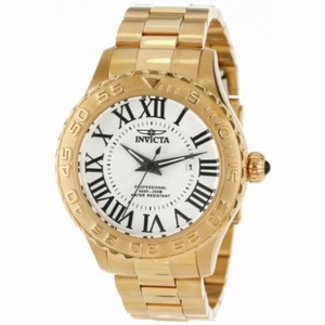 Invicta Pro Diver White Dial Gold-tone PVD Stainless Steel Men's Watch 14379