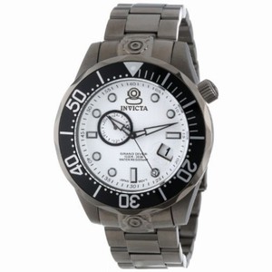 Invicta Pro Diver White Dial Gunmetal PVD Stainless Steel Men's Watch 13701