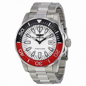 Invicta Pro Diver White Dial Stainless Steel Men's Watch 15029