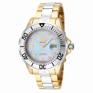 Invicta Pro Diver White Mother of Pearl Dial Two-tone Men's Watch 16035