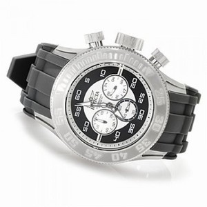 Invicta Pro Diver XL Chronograph Black and White Dial Silicone Strap Men's Watch 14972
