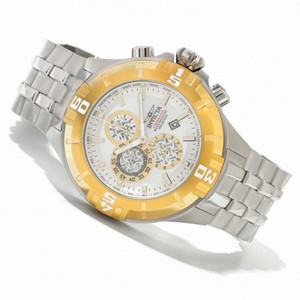 Invicta Pro Diver XXL Chronograph Silver Dial Stainless Steel Men's Watch 12360