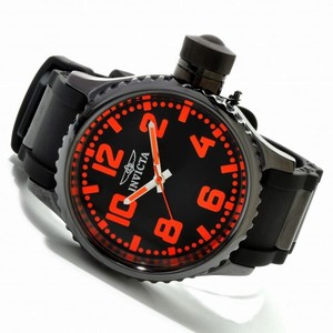 Invicta Quinotaur Russian Diver Black Dial Ceramic Men's Watch 1937-3RB