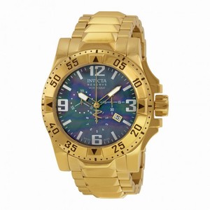 Invicta Reserve Chronograph 18kt Gold-plated Men's Watch 6256