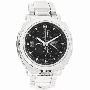 Invicta Reserve Chronograph Black Dial Stainless Steel Men's Watch 12698
