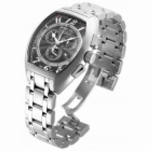 Invicta Reserve Chronograph Black Dial Stainless Steel Men's Watch 17278