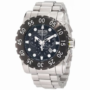 Invicta Reserve Chronograph Black Dial Stainless Steel Men's Watch 1957