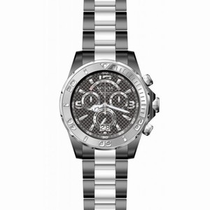 Invicta Reserve Chronograph Black Dial Two-tone Men's Watch 14053