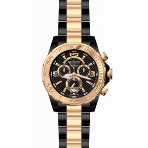 Invicta Reserve Chronograph Black Dial Two-tone Men's Watch 14055