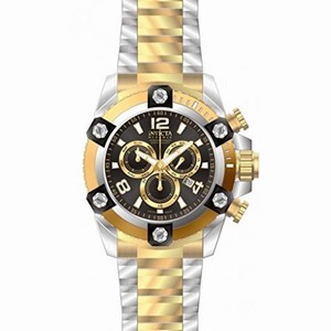 Invicta Reserve Chronograph Black Dial Two-tone Men's Watch 15825