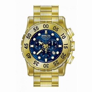 Invicta Reserve Chronograph Blue Dial Gold-plated Men's Watch 17380