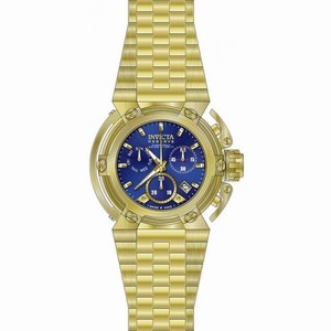 Invicta Reserve Chronograph Blue Dial Gold-plated Men's Watch 18338
