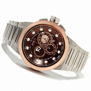 Invicta Reserve Chronograph Brown Dial Gold-tone PVD Stainless Steel Men's Watch 14303