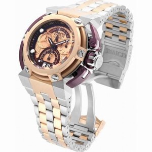 Invicta Reserve Chronograph Gold and Brown Dial Two-tone Men's Watch 16049