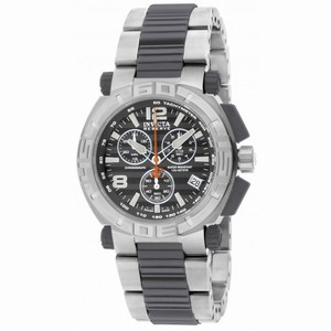 Invicta Reserve Chronograph Grey Dial Stainless Steel Grey Polyurethane Men's Watch 1866