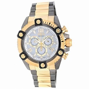 Invicta Reserve Chronograph Platinum Dial Two-tone Men's Watch 15837