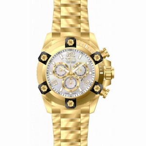 Invicta Reserve Chronograph White Dial Gold-tone Men's Watch 15828