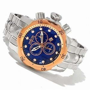 Invicta Reserve Mid-Size Venom Chronograph Blue Dial Stainless Steel Men's Watch 10793