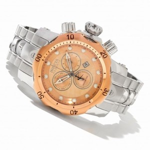 Invicta Reserve Mid-Size Venom Chronograph Champagne Dial Stainless Steel Men's Watch 10797