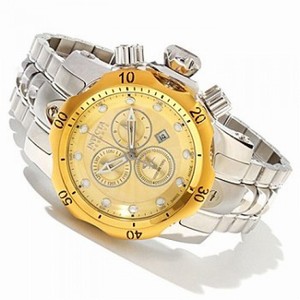 Invicta Reserve Venom Chronograph Champagne Dial Stainless Steel Men's Watch 10803