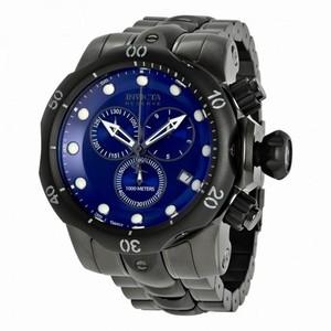 Invicta Reserve Venom Collection Chronograph Blue Dial Black Ion-plated  Men's Watch 5731