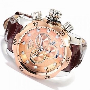 Invicta Reserve Venom Elegant Edition Chronograph Rose Dial Men's Watch 10778