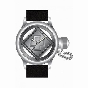 Invicta Russian Dive Clear Dial Black Leather Men's Watch 14774