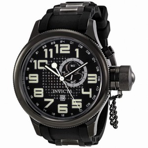 Invicta Russian Diver Black Dial Gunmetal Case Men's Watch 5861