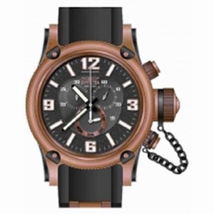 Invicta Russian Diver Chronograph Black Dial Rose Gold Tone Men's Watch 11363