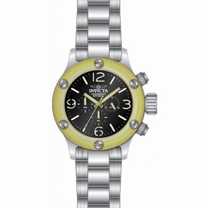 Invicta Russian Diver Chronograph Black Dial Stainless Steel Men's Watch 18584