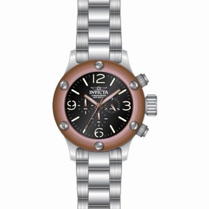 Invicta Russian Diver Chronograph Black Dial Stainless Steel Men's Watch 18585